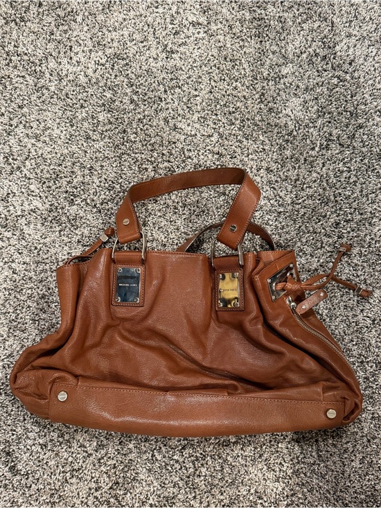 Handbags - Vintage Michael Kors Camel Color Satchel Bag Like New